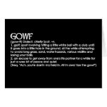 Gowf cards