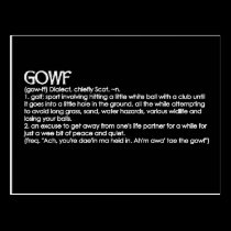 Gowf postcards