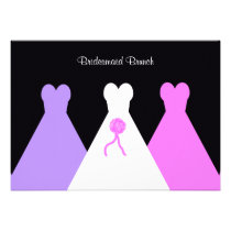 Gowns Bridesmaid Luncheon  or Brunch Invitation invitations