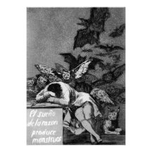 Goya The Sleep of Reason Produces Monsters Personalized Invitations