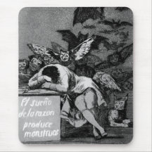 Goya The Sleep of Reason Produces Monsters Mouse Pads