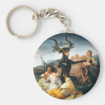 Goya Witches Sabbath Key Chain