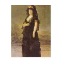 Goya y Lucientes, Francisco de Portrait of the Que Post Card
