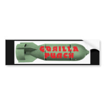 GP 'BOMB' BUMPER STICKER bumper stickers