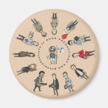 GP Cast Circle Magnet