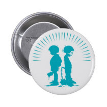 GP pin teal buttons