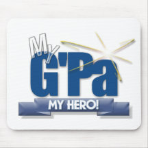 G'Pa My Hero - Grandfather Mouse Mat