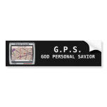 GPS God Personal Savior Bumper Stickers