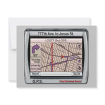 GPS God Personal Savior invitations