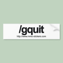 /gquit bumper stickers