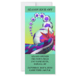 GR8 ABSTRACT SOCCER THEMED GAME KICK Rack Cards