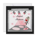 GR8 SWEET SIXTEEN 16 KARAOKE PARTY INVITATION