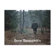 GR8 Vacation Travel Postcards Gone Sasquatch'n Fun