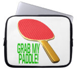 Grab My Paddle Laptop Computer Sleeve