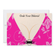 Grab Your Bikinis Beach Party Invitation invitation