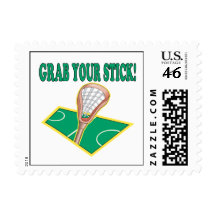 Grab Your Stick Postage Stamp