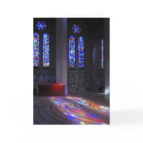 Grace Cathedral Walking Labyrinth Greeting Card