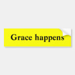 Grace happens bumper sticker