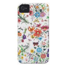 grace Kelly Designer Floral Scarf Iphone case iPhone 4 Cases