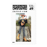 Grace on an Autumn Farm Outing Postage Stamp