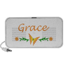 Grace (Orange Butterfly) Travel Speaker