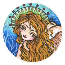 "Anmut-" ursprüngliche Engels-Weihnachtsaufkleber sticker