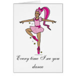 Graceful Ballerina Congratulations Greeting Cards