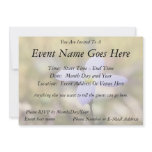 Graceful Bluet Flower Custom Invitation
