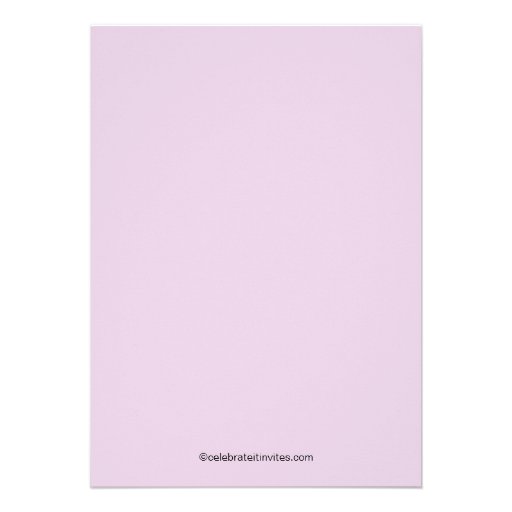 Graceful Bride Bridal Shower Invitation laveder