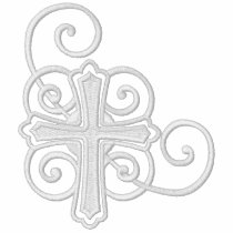 Graceful Cross embroidered shirts by Embroidery4U Graceful Cross embroidered shirts