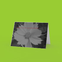 Graceful Fower Blank Card cards