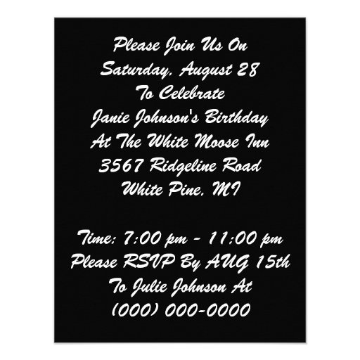Graceful Pretty White Swan Invitation Invite Party
