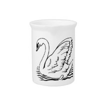 Graceful Swan Drink Pitcher