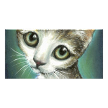 Graceful Tabby Custom Photo Card