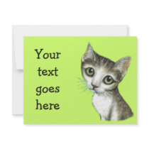 Graceful Tabby invitations by tanyabond Graceful Tabby invitations