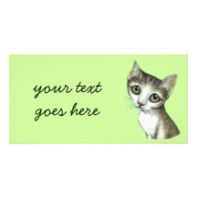 Graceful Tabby Photo Card