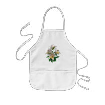 Graceful White Lilies Aprons