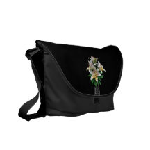 Graceful White Lilies Commuter Bags