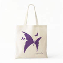 Grace's Butterfly - Purple Bag by metatonix Grace's Butterfly - Purple Bag