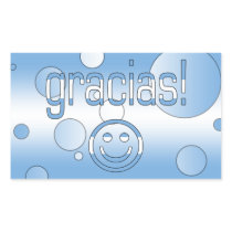 Gracias! Argentina Flag Colors Pop Art Rectangular Stickers
