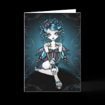 GRACIE Gothic Couture Corset Fairy Card