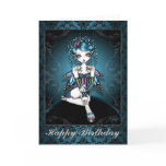 "Gracie" Gothic Couture Swallow Fairy Card