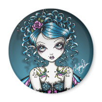 Gracie Gothic Couture Swallow Tattoo Fairy magnets by mykajelina Gracie Gothic Couture Swallow Tattoo Fairy magnets