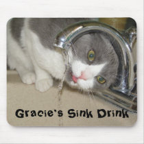 Gracie's Sink Drink mousepads