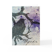 Grackle Grunge, Thanks Card
