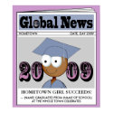 Grad News dark skin female posters by marilynstraus Grad News dark skin female posters