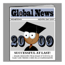 Grad News dark skin male posters by marilynstraus Grad News dark skin male posters