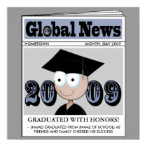 Grad News light skin male posters