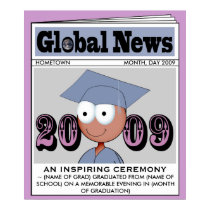 Grad News reddish female posters