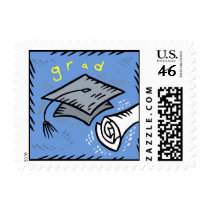 Grad Postage Stamp